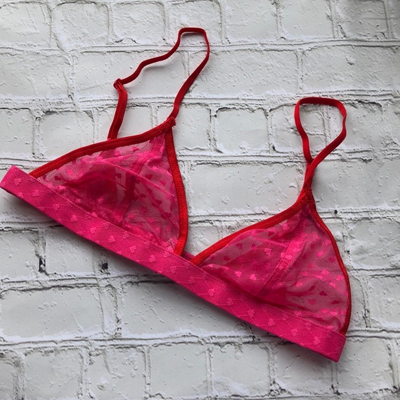 Urban Outfitters Heart Mesh Bralette - Picture 7 of 8